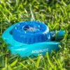 Aqua Joe® AJ-TSSBM Indestructible 9-Pattern Metal Turret Sprinkler -The Garden Works Shop 8612869 05v aqua joe indestructible 9 pattern metal turret sprinkler