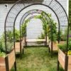 2’ X 4’ Arch Trellis For Planter Boxes -The Garden Works Shop 8612976 0414 arch trellis for 2 foot x 4 foot planter box