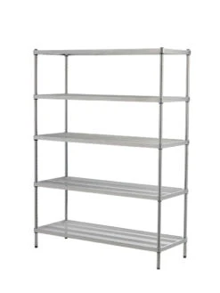 MeshWorks © 5 Tier Plant Shelving 13 MeshWorks © 5 Tier Plant Shelving -The Garden Works Shop 8613014 10v meshworks 5 tier plant shelf silver