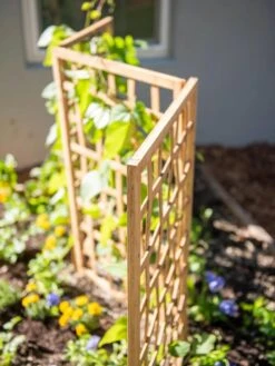 Bamboo Zig-Zag Trellis 24" X 36" -The Garden Works Shop 8613151 6459