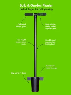 Yard Butler® Long Handled Bulb Planter -The Garden Works Shop 8613157 03v