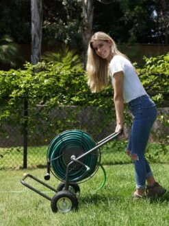 Yard Butler® Two Wheel Hose Truck -The Garden Works Shop 8613163 03v