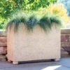 Self-Watering LavaStone® Modern Rectangle -The Garden Works Shop 8613257 0156 self watering lavastone modern rectangle