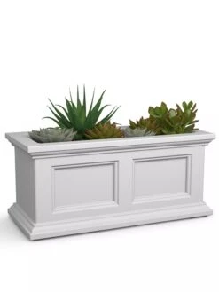 Fairfield Self-Watering Window Box, 2’ 15 Fairfield Self-Watering Window Box, 2’ -The Garden Works Shop 8613268 12V tif