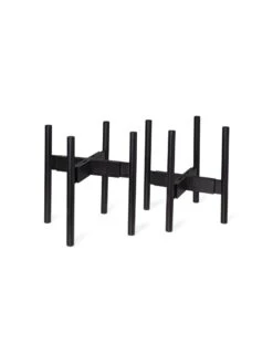 Adjustable Bamboo Plant Stand, Set Of 2 -The Garden Works Shop 8613292 5782