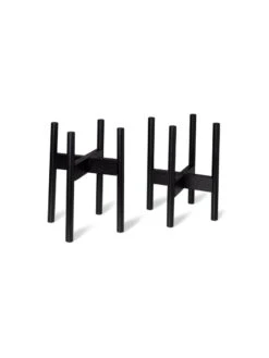 Adjustable Bamboo Plant Stand, Set Of 2 -The Garden Works Shop 8613292 5783