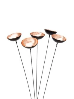 Copper Poppy Sways, Set Of 5 8 Copper Poppy Sways, Set Of 5 -The Garden Works Shop 8613342 9215