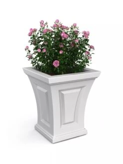 Cambridge Tall Planter, 18" Height -The Garden Works Shop 8613523 11V