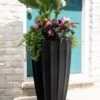 Sedona Tall Planter, 28" Height -The Garden Works Shop 8613525 02V sedona tall planter 28 inches