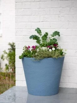Self-Watering FiberStone Planters -The Garden Works Shop 8613678 8649 self watering fiber clay pot 20 inches