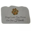 Dogs Leave Paw Prints Memorial Stone -The Garden Works Shop 8614135 01V 3 4 dogs leave paw prints memorial stone