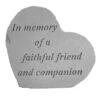 In Memory Of A Faithful Friend Memorial Stone -The Garden Works Shop 8614136 02V 3 4 in memory of a faithful friend memorial stone