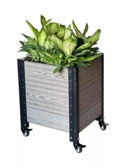 Mobile Deep Root Corner Planter -The Garden Works Shop 8614266 01V