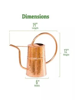 Copper Indoor Watering Can -The Garden Works Shop Copper Watering Can
