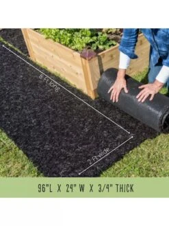 Recycled Rubber Walkway, 2' X 8' -The Garden Works Shop Rubber walkway 3